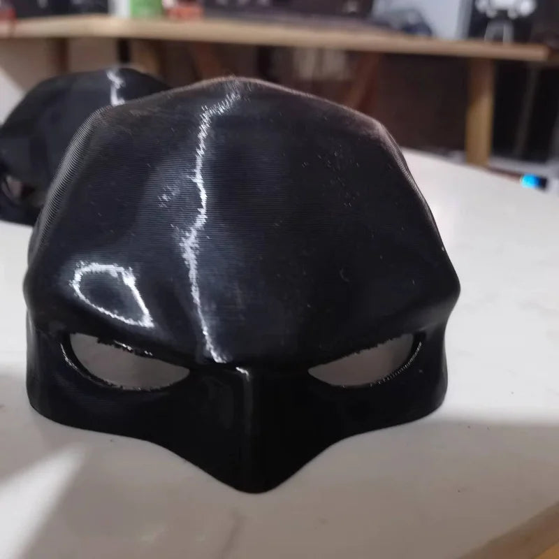 Black Bat Cat Mask - Cute Matte Bat Toy for Cats & Pets