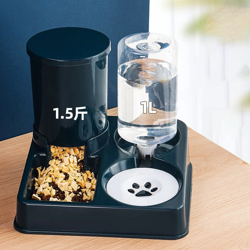 Automatic Cat Feeder & Water Dispenser – Large Capacity