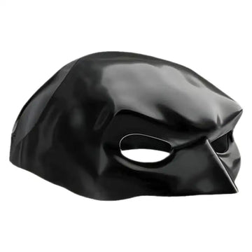 Black Bat Cat Mask - Cute Matte Bat Toy for Cats & Pets