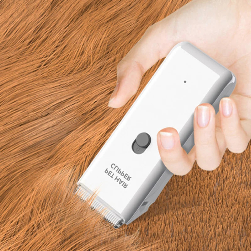 Cordless Dog Clipper Rechargeable Low-Noise Pet Grooming Trimmer