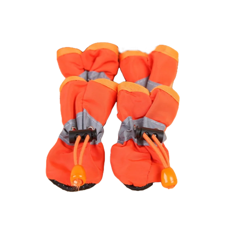 4Pcs Waterproof Anti-Slip Dog Shoes – Rain Boots for Pets