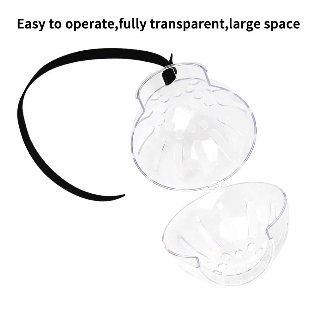 Cat Muzzle Anti-Bite Breathable Grooming Mask & Space Hood
