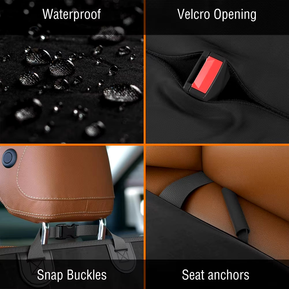 Waterproof Car Pet Seat Cover Protector for Dogs & Cats