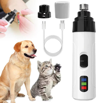 Silent Grind Pro Dog Nail Trimmer – Electric Pet Grooming Tool