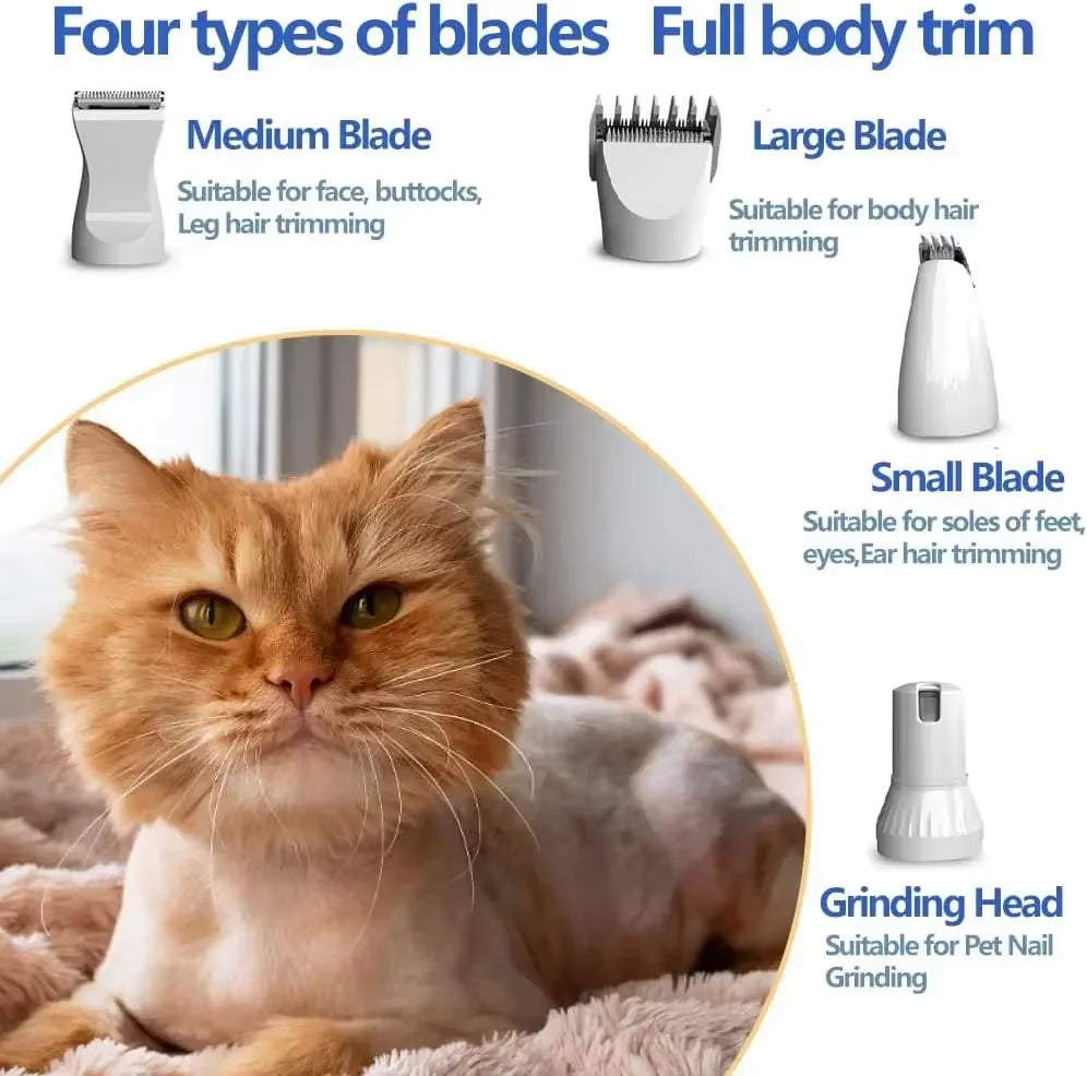 Pet 4-In-1 Pet Grooming Kit