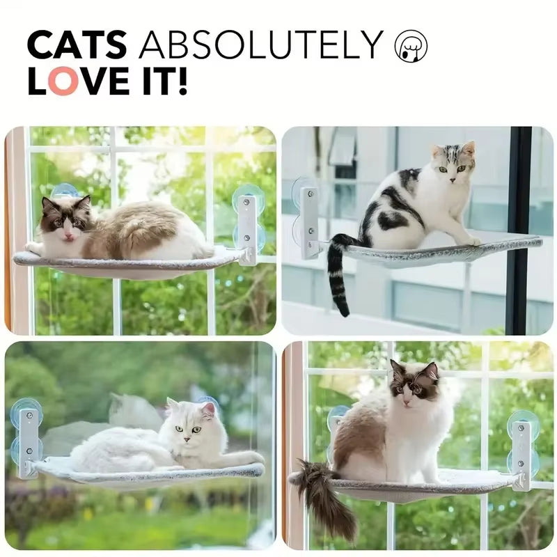Cat Hammock Window Bed with Suction Cups
