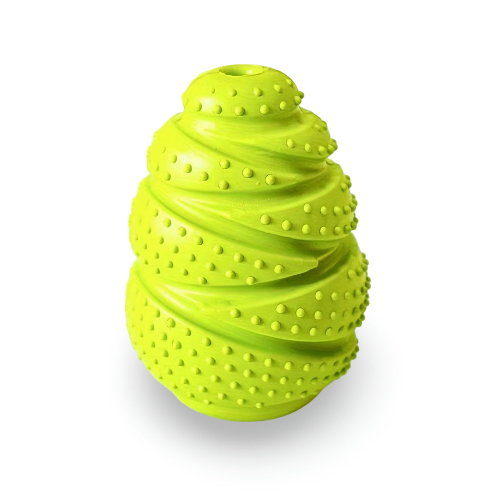 Rubber Dog Chew Toy – Treat Dispensing Puzzle Ball