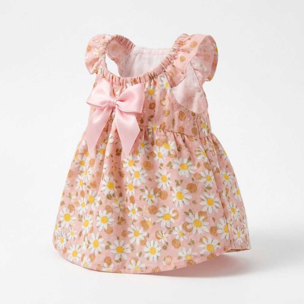 Floral Pet Dress – Lightweight Summer Comfort for Small Dogs