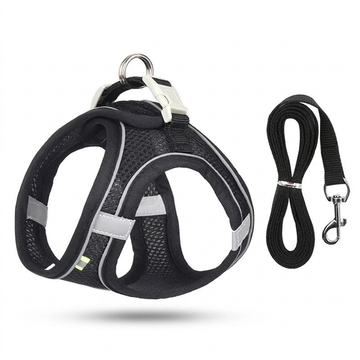 Adjustable Pet Harness Set – Comfortable Control with Soft Vest Design