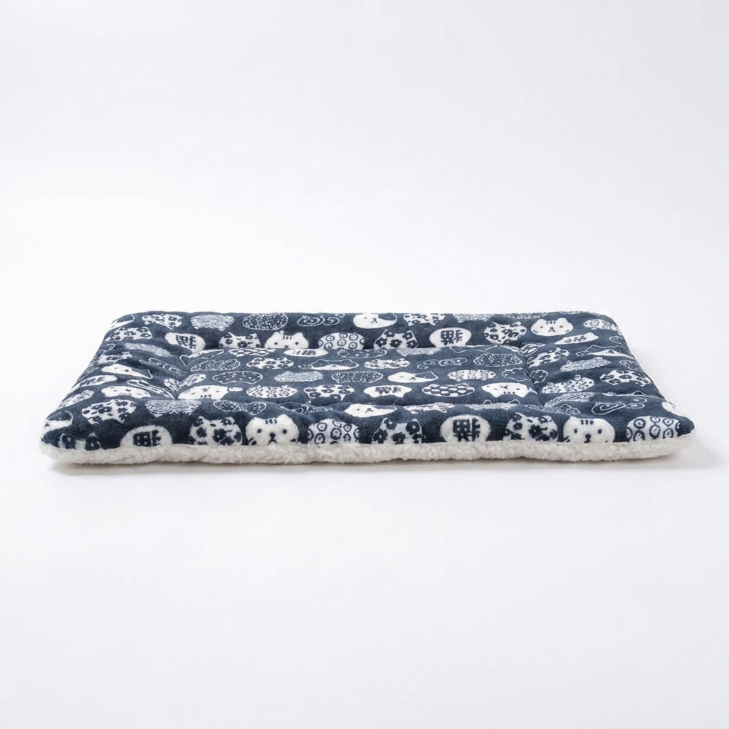 Flannel Pet Sleeping Mat – Cozy Warmth with Soft Breathable Fabric