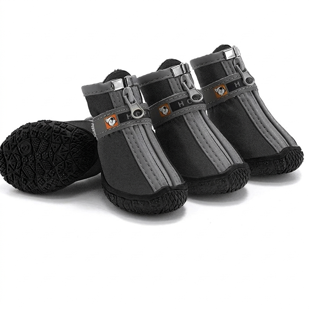 Dog Boots – Paw Comfort with Non-Slip Plush-Lined Protection