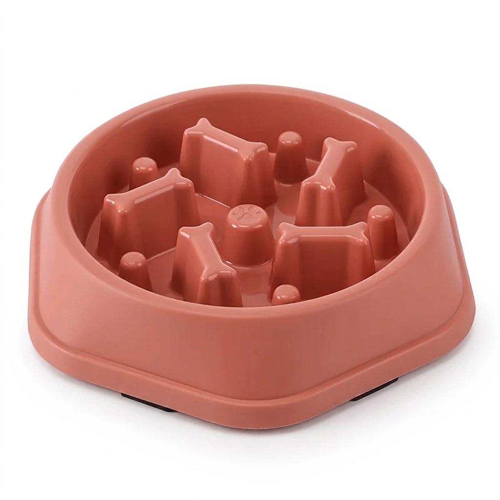 Slow Feeder Pet Bowl – Controlled Mealtimes with Non-Slip Design