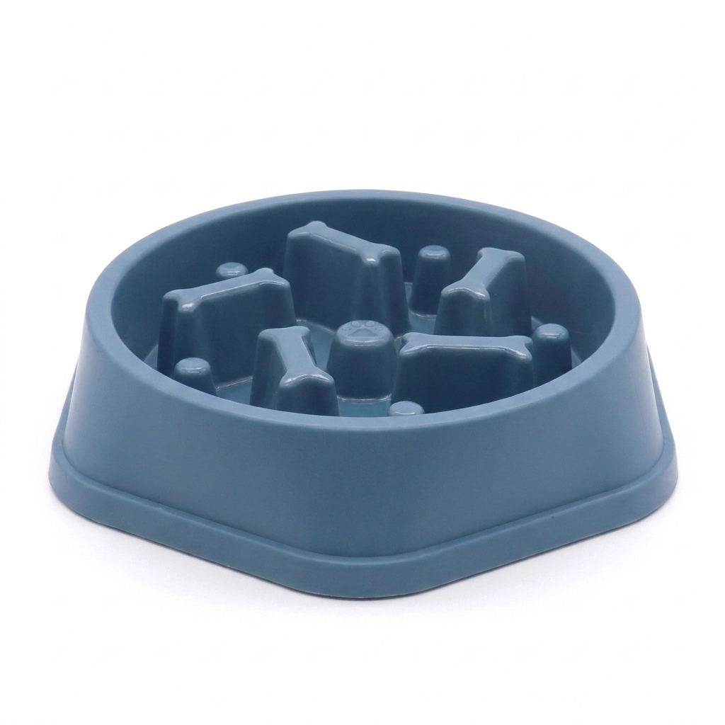 Slow Feeder Pet Bowl – Controlled Mealtimes with Non-Slip Design
