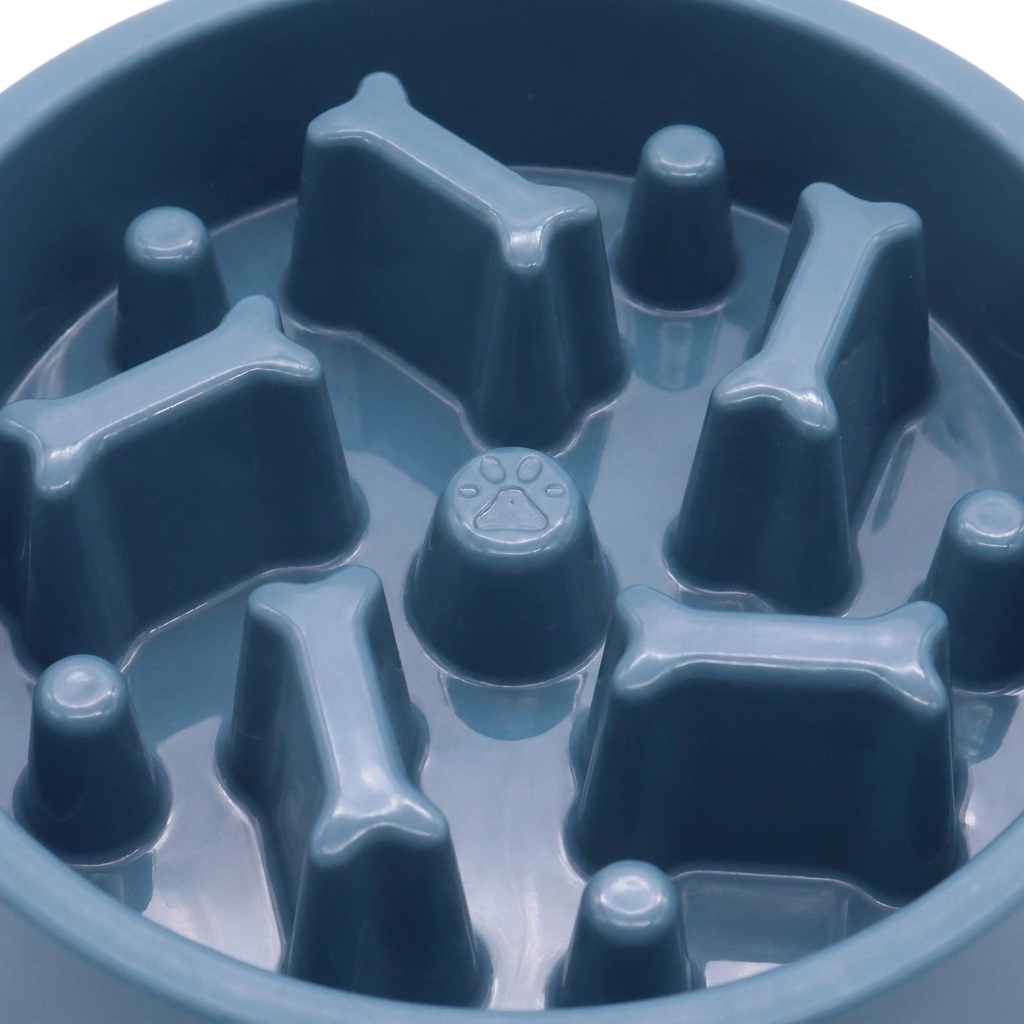 Slow Feeder Pet Bowl – Controlled Mealtimes with Non-Slip Design
