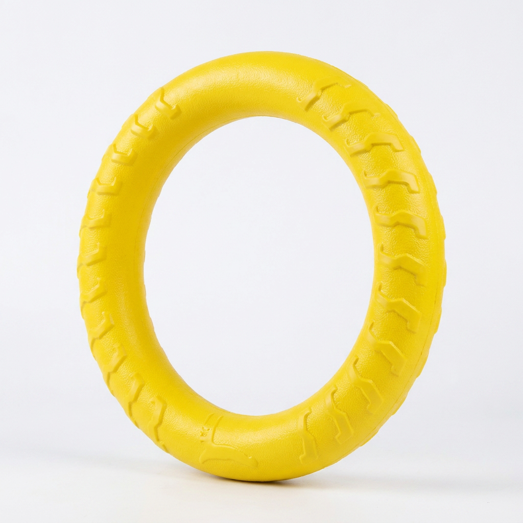 Dog Flying Ring Toy – Active Fetch Fun with Durable Rubber Design