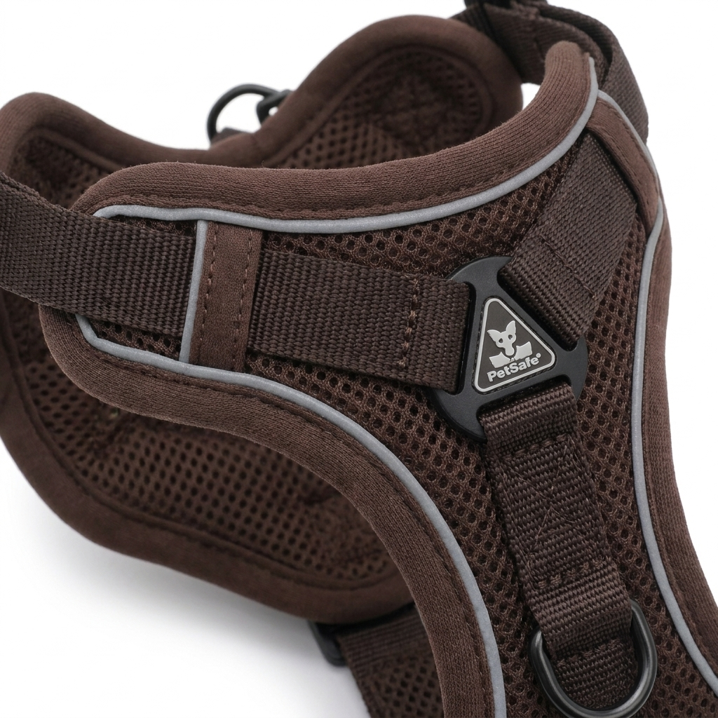 Adjustable Pet Harness & Leash Set – Secure Comfort with Soft Vest