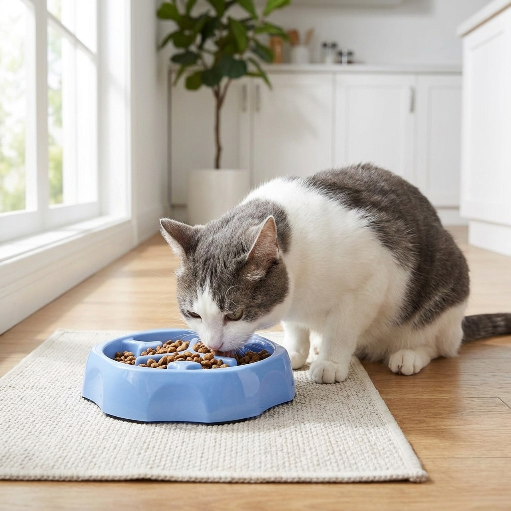 Slow Feeder Pet Bowl – Calm Mealtimes with Durable Puzzle Design