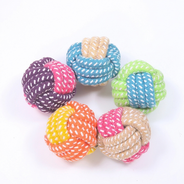 Interactive Cotton Rope Dog Toy for Chewing & Playtime Fun