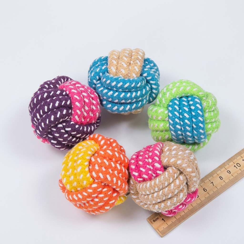 Interactive Cotton Rope Dog Toy for Chewing & Playtime Fun