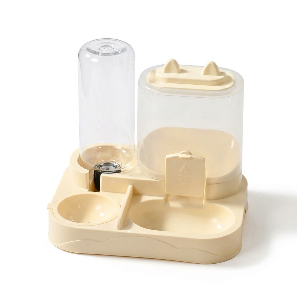 Automatic Pet Feeder & Water Dispenser – Large Capacity Food Station