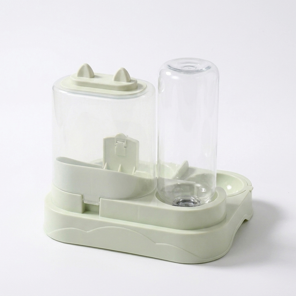 Automatic Pet Feeder & Water Dispenser – Large Capacity Food Station