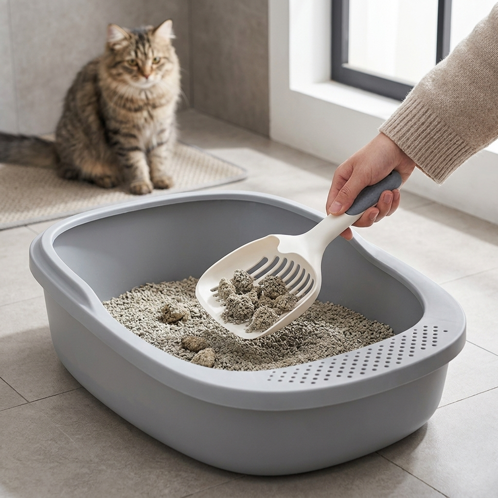 Large Cat Litter Scoop – Easy Cleaning with Durable Fine Mesh