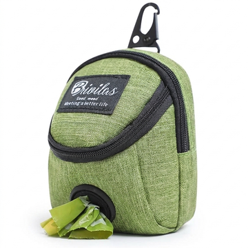 Portable Dog Treat Bag for Hands-Free Training & Walks with Waist Belt