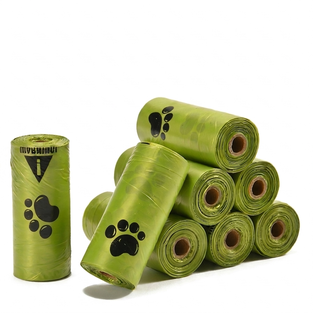 Eco-Friendly Dog Poop Bags – Leak-Proof Cleanup with EPI Material