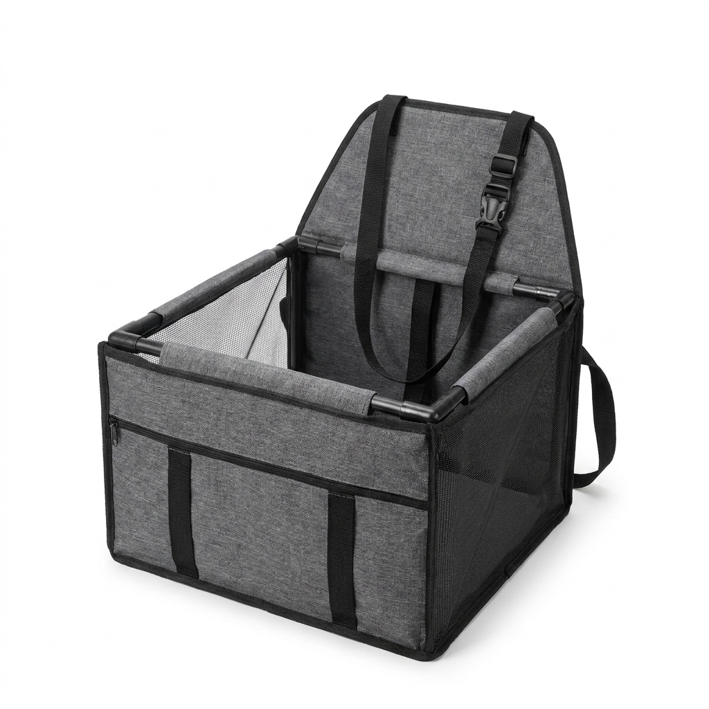Waterproof Dog Car Seat Cover – Secure Travel with Oxford Fabric