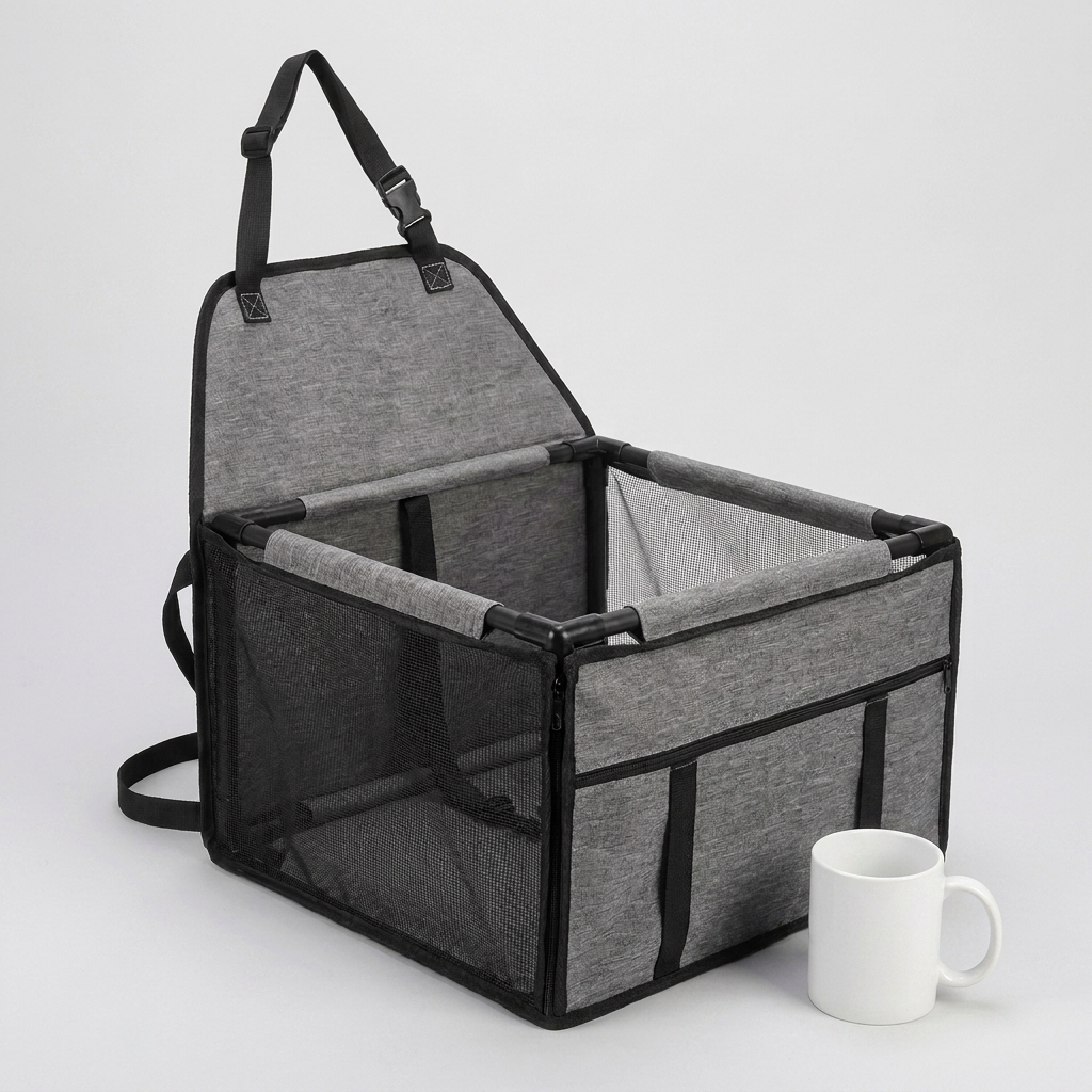 Waterproof Dog Car Seat Cover – Secure Travel with Oxford Fabric