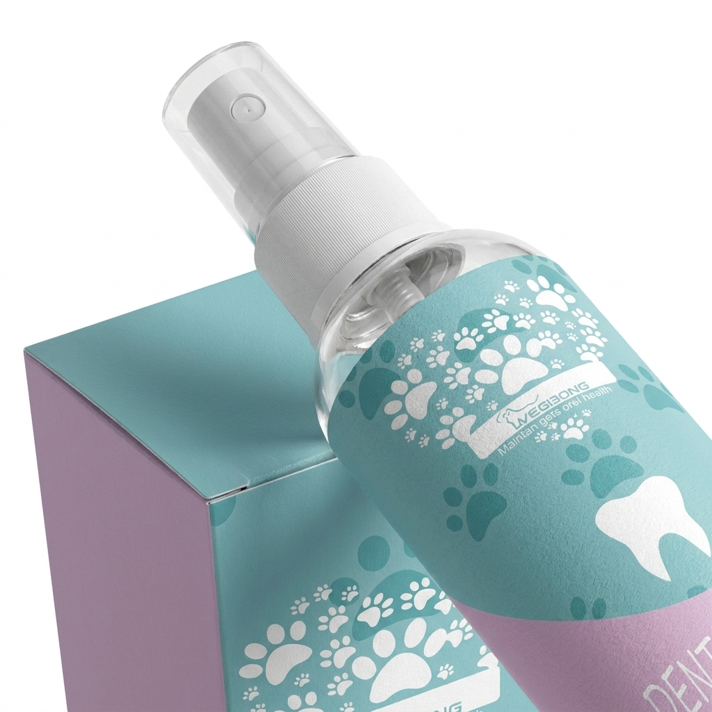 Pet Oral Care Spray – Fresh Breath with Easy-to-Use Fine Mist