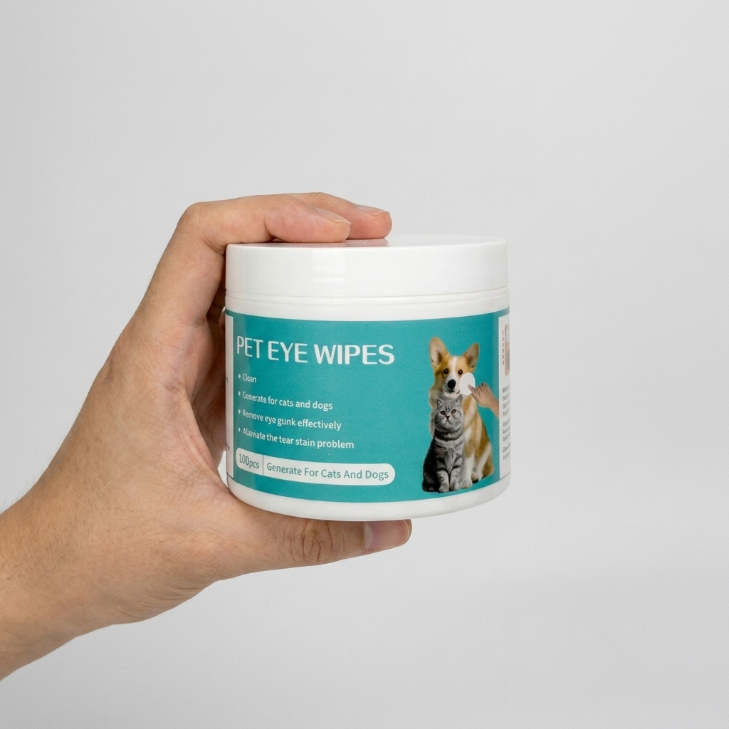 Pet Eye Cleaning Wipes – Gentle Daily Care with Soft Wet Tissues
