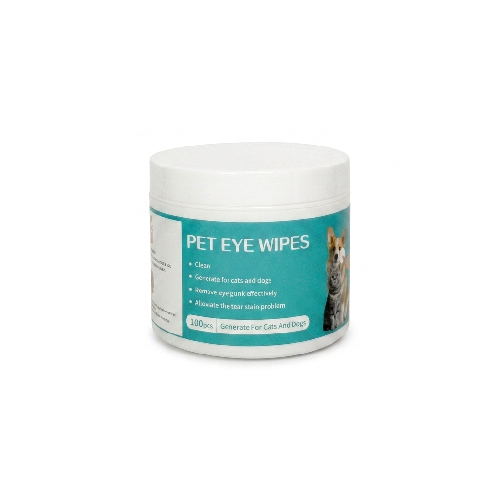 Pet Eye Cleaning Wipes – Gentle Daily Care with Soft Wet Tissues