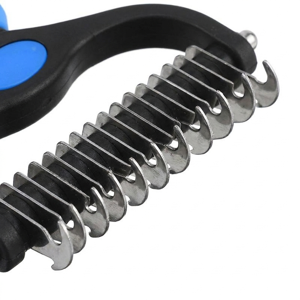 Self-Cleaning Pet Deshedding Brush – Gentle Grooming for Dogs & Cats