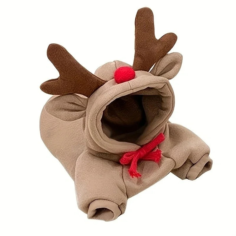 Cute Fleece Dog Hoodie for Small Dogs – Warm Pet Jacket
