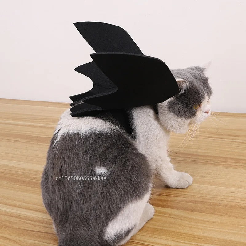 Halloween Bat Wings for Pets – Adjustable Felt Costume for Cats & Dogs