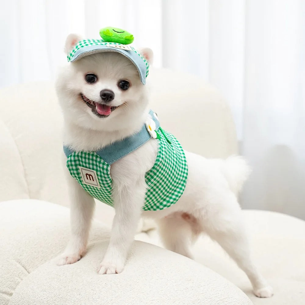 Duck Frog Pet Harness Set – Cats & Puppies, Breathable