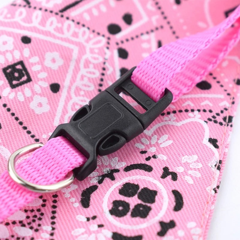 Adjustable Pet Bandana Scarf for Cats & Dogs - Dress Up