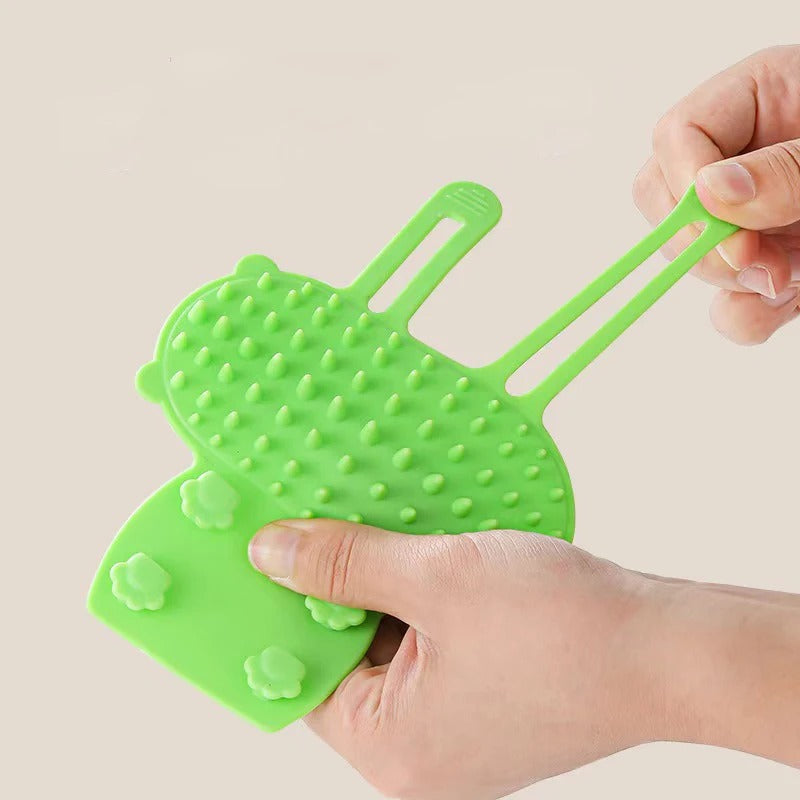 Self-Cleaning Cat Brush Wall Groomer for Shedding & Massage