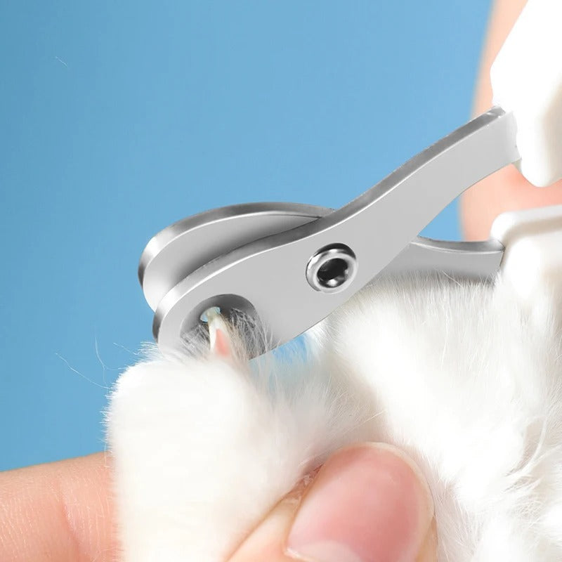 Professional Stainless Steel Pet Nail Clippers for Cats & Dogs