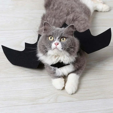 Halloween Bat Wings for Pets – Adjustable Felt Costume for Cats & Dogs