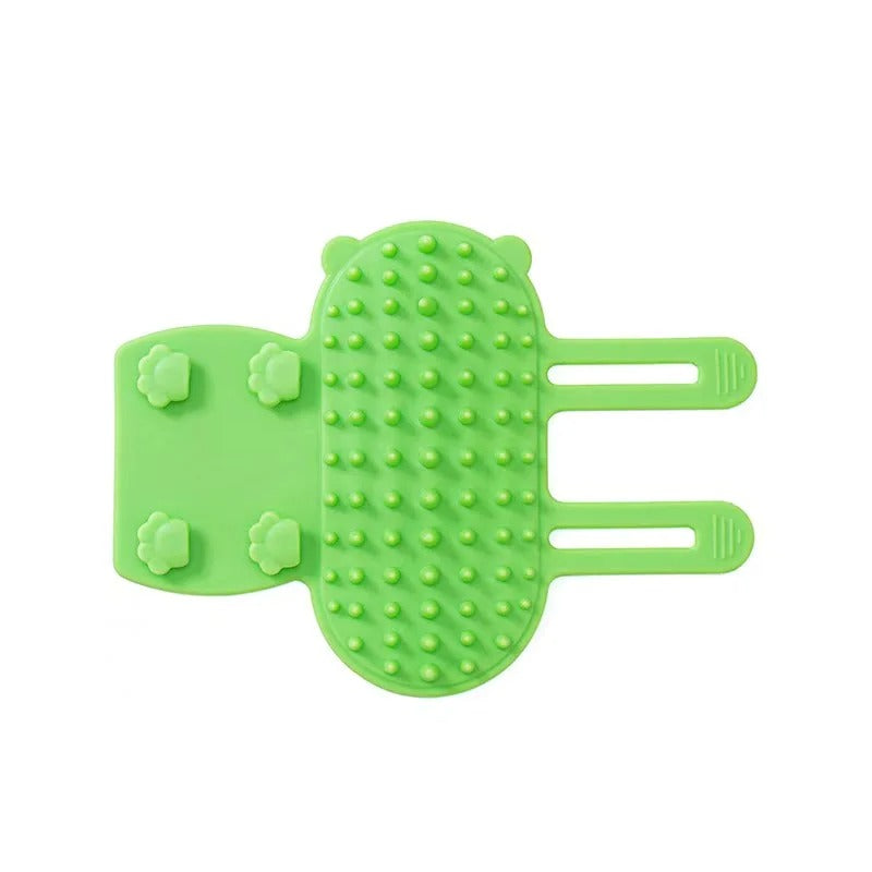 Self-Cleaning Cat Brush Wall Groomer for Shedding & Massage