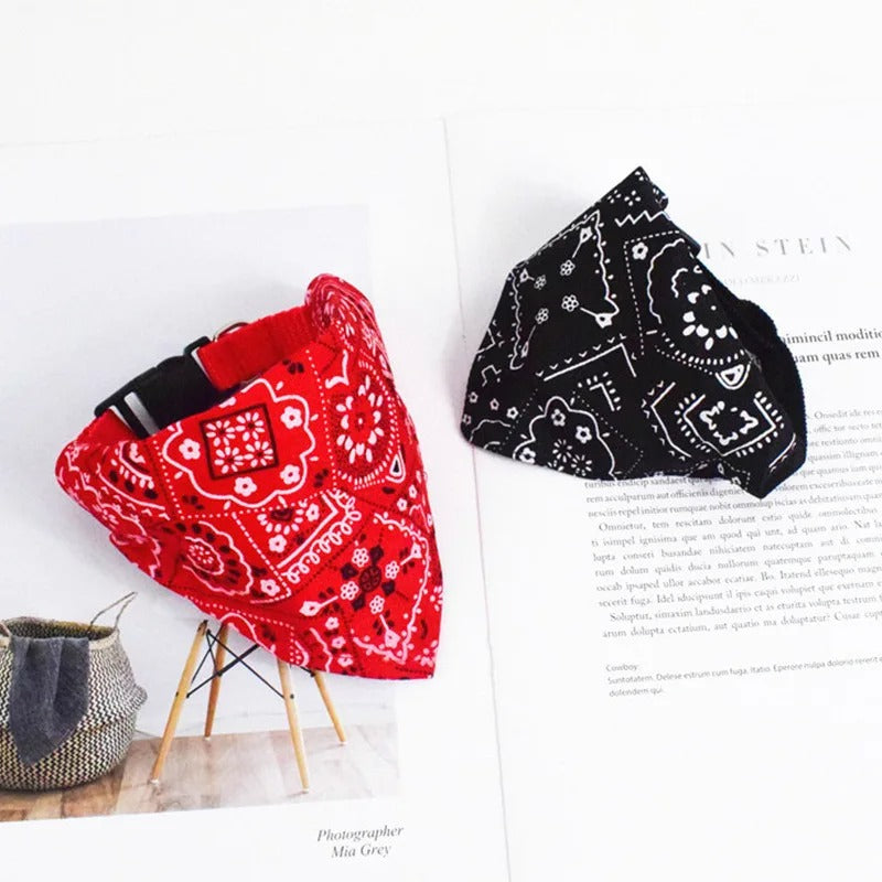 Adjustable Pet Bandana Scarf for Cats & Dogs - Dress Up