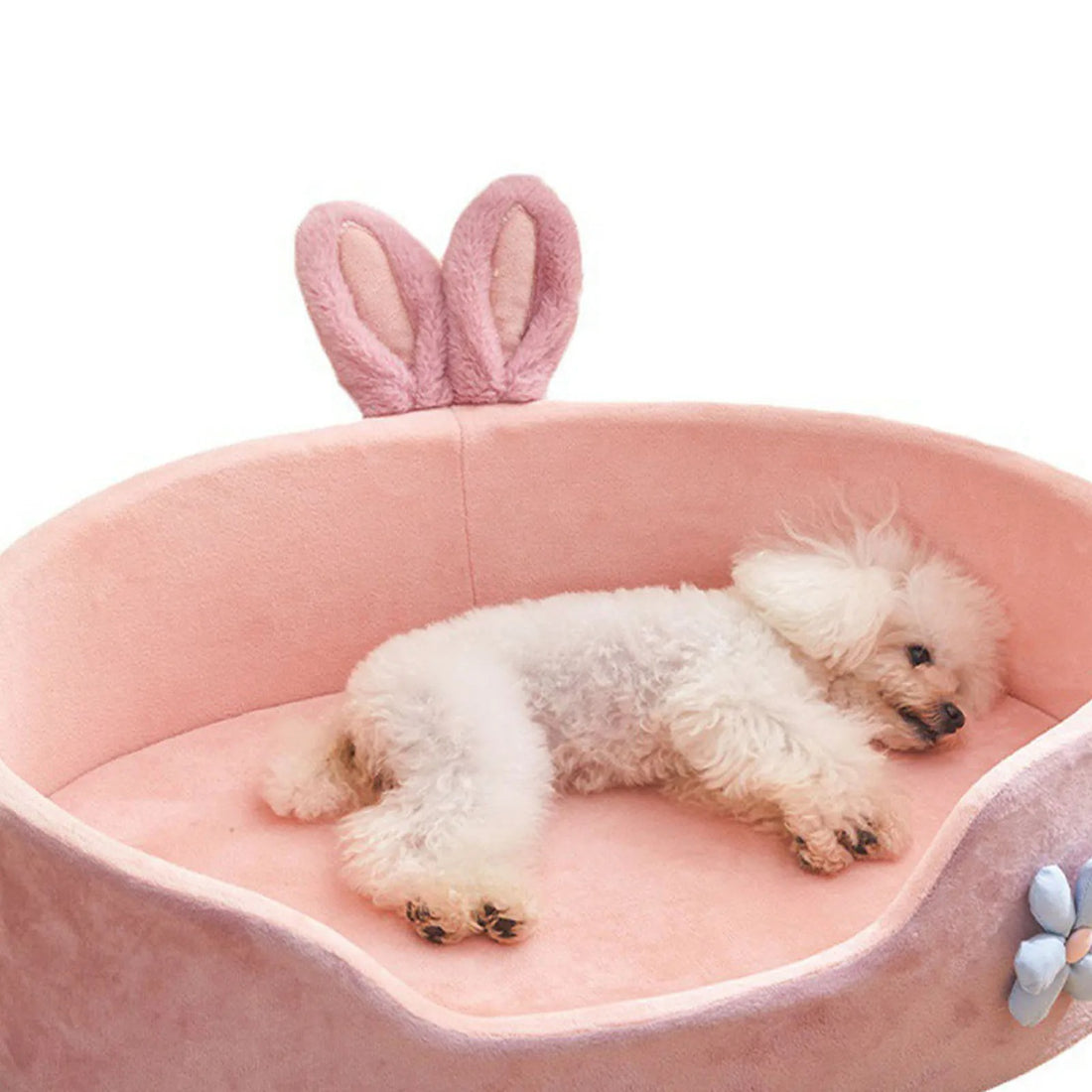 Detachable Washable Soft Pet Bed – Cozy Dog & Cat Sleeping Bed