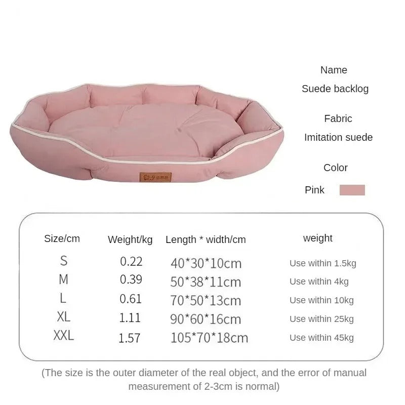 Fluffy Dog Sofa Bed for Small Breeds – Soft Pet Cushion