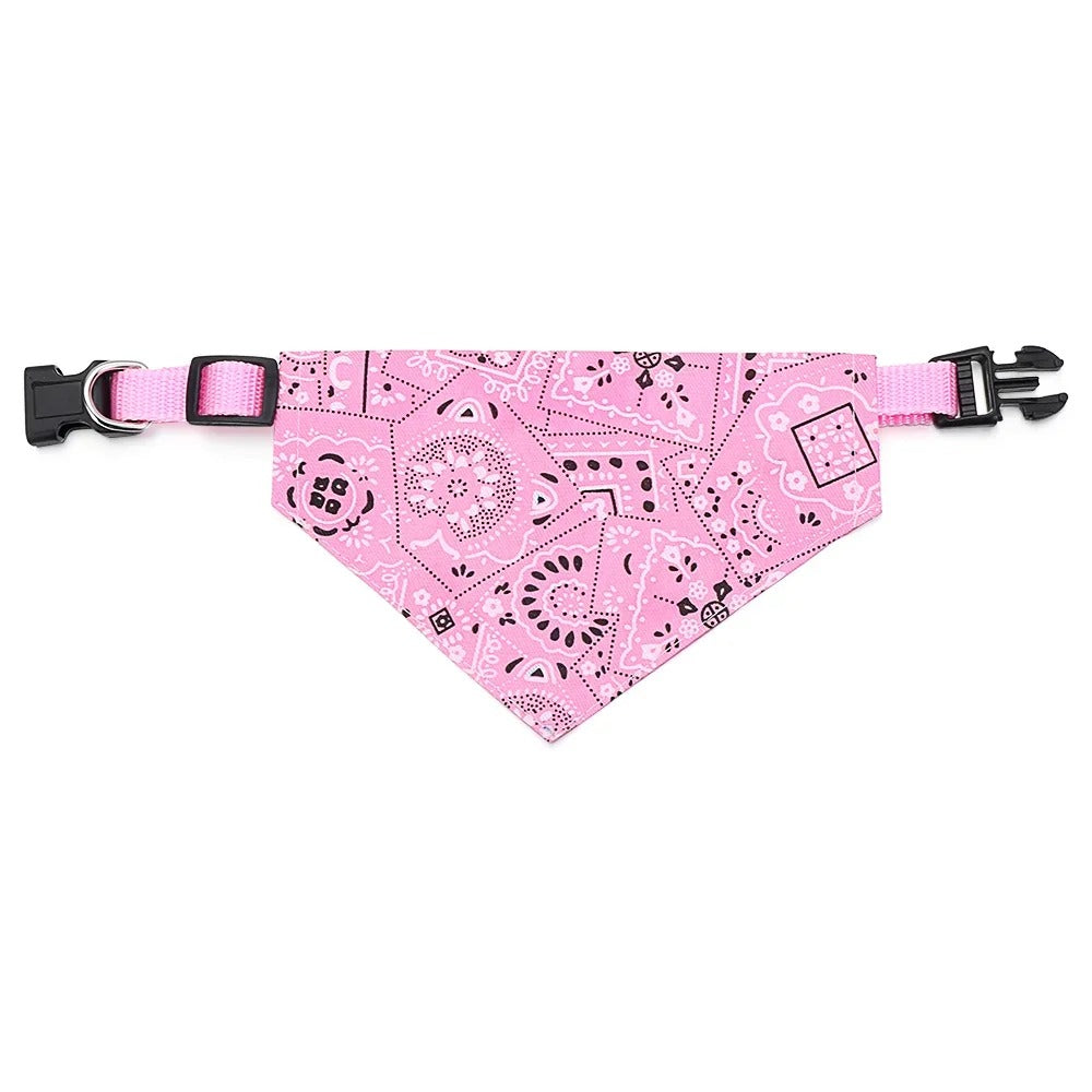Adjustable Pet Bandana Scarf for Cats & Dogs - Dress Up
