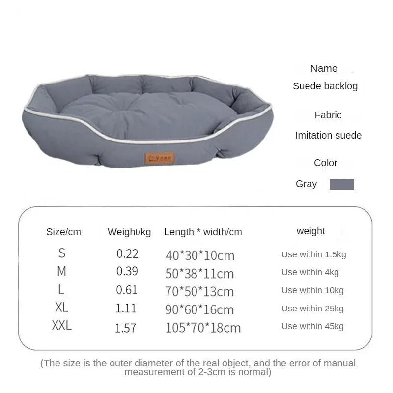 Fluffy Dog Sofa Bed for Small Breeds – Soft Pet Cushion