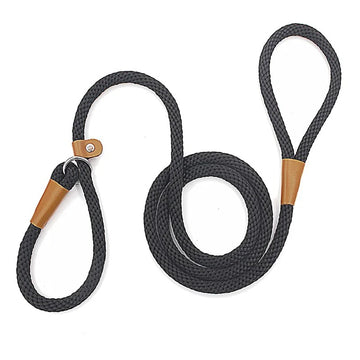 Adjustable No-Pull Nylon Slip Lead Leash for Medium & Large Dogs