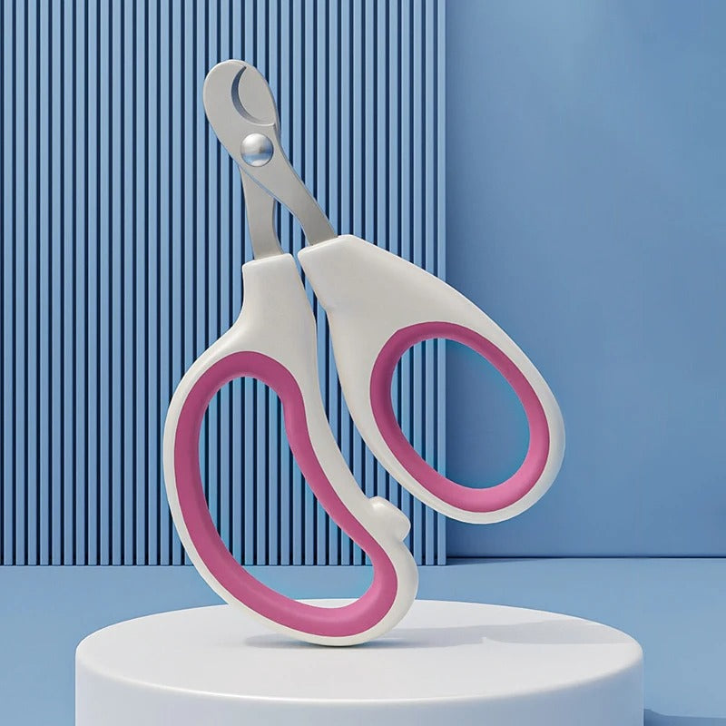 Professional Stainless Steel Pet Nail Clippers for Cats & Dogs