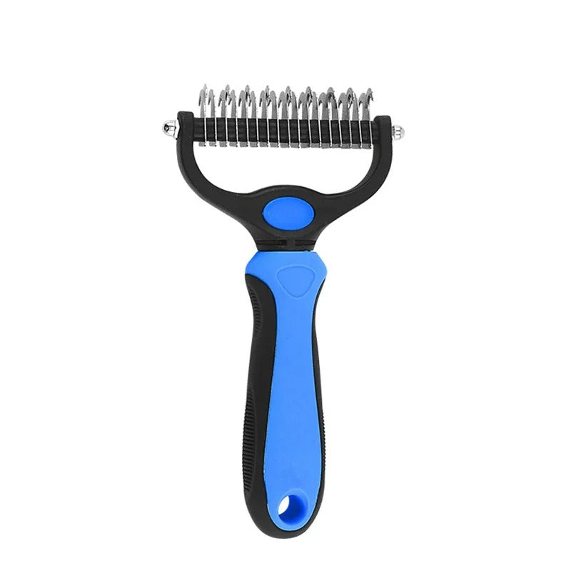 Self-Cleaning Pet Deshedding Brush – Gentle Grooming for Dogs & Cats